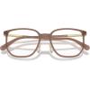 imageCOACH Womens HC6240D Square Prescription Eyewear Frames Milky Light BrownDemo Lens 54 mm