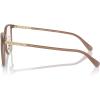 imageCOACH Womens HC6240D Square Prescription Eyewear Frames Milky Light BrownDemo Lens 54 mm