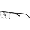 imageCoach Mens Hc5159 Rectangular Prescription Eyewear FramesShiny BlackDemo Lens