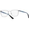 imageCoach Mens Hc5159 Rectangular Prescription Eyewear FramesShiny SilverDemo Lens
