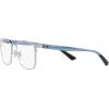 imageCoach Mens Hc5159 Rectangular Prescription Eyewear FramesShiny SilverDemo Lens