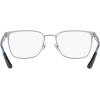 imageCoach Mens Hc5159 Rectangular Prescription Eyewear FramesShiny SilverDemo Lens