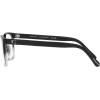 imageCoach Mens Hc8357u Universal Fit Rectangular Prescription Eyewear FramesBlack Clear GradientDemo LensGrey Solid