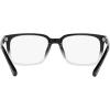 imageCoach Mens Hc8357u Universal Fit Rectangular Prescription Eyewear FramesBlack Clear GradientDemo LensGrey Solid