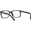 imageCoach Mens Hc8357u Universal Fit Rectangular Prescription Eyewear FramesBlackDemo LensGrey Solid