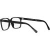 imageCoach Mens Hc8357u Universal Fit Rectangular Prescription Eyewear FramesBlackDemo LensGrey Solid