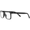 imageCoach Mens Hc8357u Universal Fit Rectangular Prescription Eyewear FramesBlackDemo LensGrey Solid