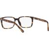 imageCoach Mens Hc8357u Universal Fit Rectangular Prescription Eyewear FramesDark TortoiseDemo LensBrown Solid
