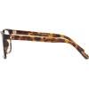 imageCoach Mens Hc8357u Universal Fit Rectangular Prescription Eyewear FramesDark TortoiseDemo LensBrown Solid
