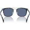 imageCoach Mens Hc8382 Square SunglassesBlue TortoiseBlue Solid