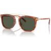 imageCoach Mens Hc8382 Square SunglassesCaramel TortoiseArmy Green Solid