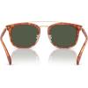 imageCoach Mens Hc8382 Square SunglassesCaramel TortoiseArmy Green Solid