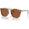 imageCoach Mens Hc8382 Square SunglassesHoney TortoiseBrown Solid