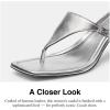 imageCoach Womens Heritage Hardware Thong SandalSilver