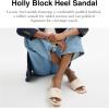 imageCoach Womens Holly Block Heel Sandal PlatformChalk