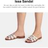 imageCoach Womens Issa Leather SandalChalk