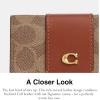 imageCoach Womens Ring Key CASE 6 Cosmetic Bag