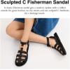 imageCoach Womens Sculpted C Fisherman Sandal PlatformBlack