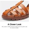 imageCoach Womens Sculpted C Fisherman Sandal PlatformCognac