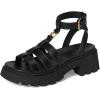 imageCoach Womens Sculpted C Platform Fisherman SandalBlack
