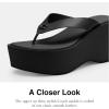 imageCoach Womens Sculpted C Platform Flip FlopBlack