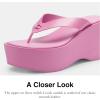 imageCoach Womens Sculpted C Platform Flip FlopFuchsia