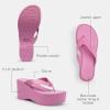 imageCoach Womens Sculpted C Platform Flip FlopFuchsia