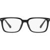 imageCoach Mens Hc8357u Universal Fit Rectangular Prescription Eyewear FramesBlackDemo LensGrey Solid