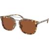imageCoach Mens Hc8382 Square SunglassesHoney TortoiseBrown Solid