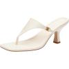imageCoach Womens Heritage Hardware Thong Sandal PlatformChalk