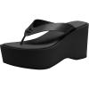 imageCoach Womens Sculpted C Platform Flip FlopBlack