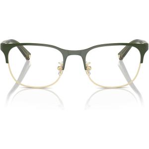 imageCOACH Mens HC5131 Rectangular Prescription Eyewear Frames Light GoldOliveDemo Lens 51 mm