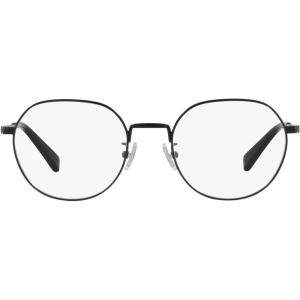 imageCoach Womens Hc5141 Round Prescription Eyewear FramesSatin BlackDemo Lens