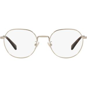 imageCoach Womens Hc5141 Round Prescription Eyewear FramesShiny Light GoldDemo Lens