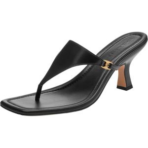 imageCoach Womens Heritage Hardware Thong Sandal PlatformBlack