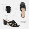 imageCoach Womens Nikki SlipOn SandalBlack