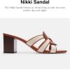 imageCoach Womens Nikki SlipOn SandalChalk Burnished Amber