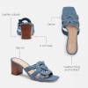 imageCoach Womens Nikki SlipOn SandalIndigo Denim
