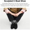 imageCoach Womens Sculpted C Boat Shoe CharcoalBlack 5