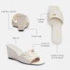 imageCoach Womens Emma Wedge SandalChalk