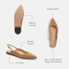 imageCoach Womens VAE Suede Skimmer Ballet FlatPeanut