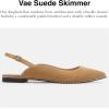 imageCoach Womens VAE Suede Skimmer Ballet FlatPeanut