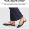 imageCoach Womens Vae Leather SkimmerBlack