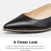 imageCoach Womens Vae Leather SkimmerBlack