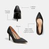 imageCoach Womens Waverly PumpBlack Leather