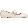 imageCoach Womens Whitley Leather Mary Jane FlatChalk