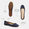 imageCoach womens Abigail Ballet FlatBlue Denim