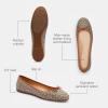 imageCoach womens Abigail Ballet FlatCocoaBurnished Amber