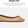 imageCoach womens Abigail Ballet FlatNaturalSaddle