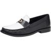 imageCoach Womens Jolene LoaferBlackOptic White